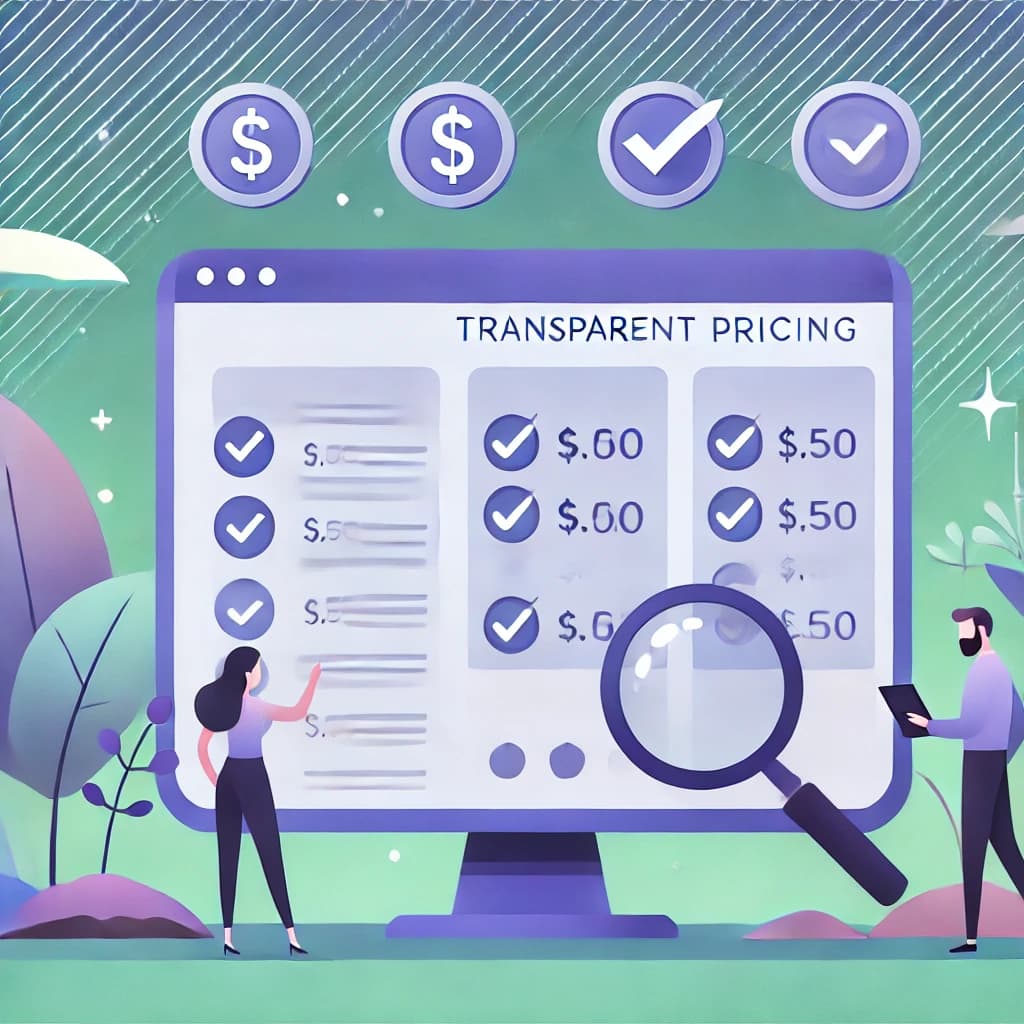 Transparent Pricing Illustration
